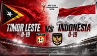 Ilustrasi Timnas Timor Leste U-19 vs Timnas Indonesia U-19, Piala AFF U-19 2026. (Foto by ChatGPT)