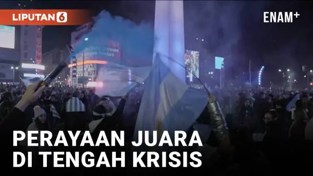 Rakyat Argentina merayakan kemenangan Copa América dengan penuh suka cita, menghadirkan momen pelarian sementara dari krisis ekonomi yang menghantui negara ini. Di Buenos Aires, tempat yang sama dengan perayaan Piala Dunia 19 bulan lalu, rakyat turu...