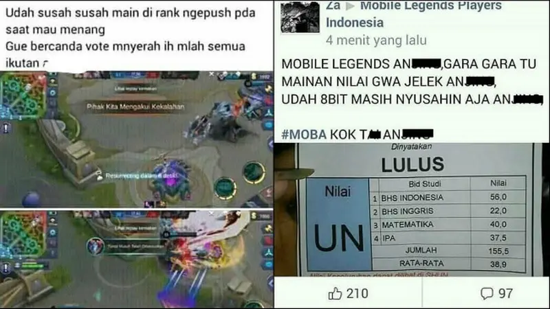 Apesnya, candu mereka terhadap game sejenis Mobile Legends bisa berdampak pada kehidupan nyata.