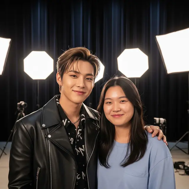 Prompt Gemini AI Edit Foto K-Pop Idol Backstage