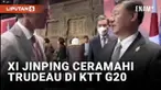 Momen perdebatan dua kepala negara terekam di tengah gelaran G20 di Indonesia. Presiden China Xi Jinping dibantu penerjemahnya berbincang dengan Perdana Menteri Kanada Justin Trudeau. Xi marah lantaran hasil pembicaraan dua pihak bocor ke publik dan ...