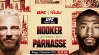 UFC Fight Night: Hooker vs Parnasse: Duel Veteran UFC dan Bintang Prancis Hanya di Vidio