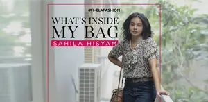 Yuk intip isi tas Sahila Hisyam