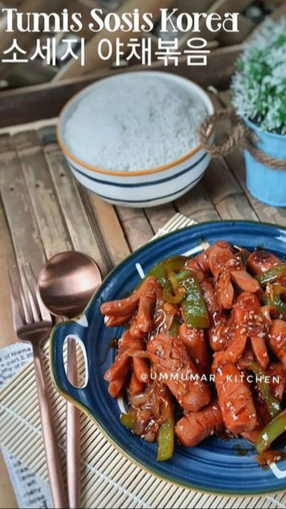 5. Resep Menu Sahur: Sosis Tumis Korea <br>