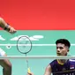 Pramudya Kusumawardana/ Yeremia Erich Yoche Yacob Rambitan unggul 18-21, 21-19, 23-21. (Liputan6.com/Helmi Fithriansyah)