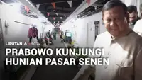 Prabowo Sambangi Hunian Baru Warga Senen, Disambut Hangat hingga Dipeluk Anak-Anak