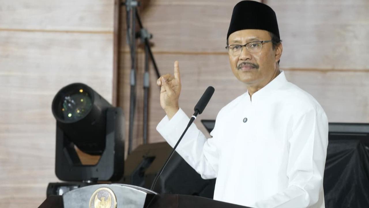 Bertemu Kadinsos se Jatim, Mensos Gusd Ipul Sampaikan Tiga Mandat Prioritas Presiden
