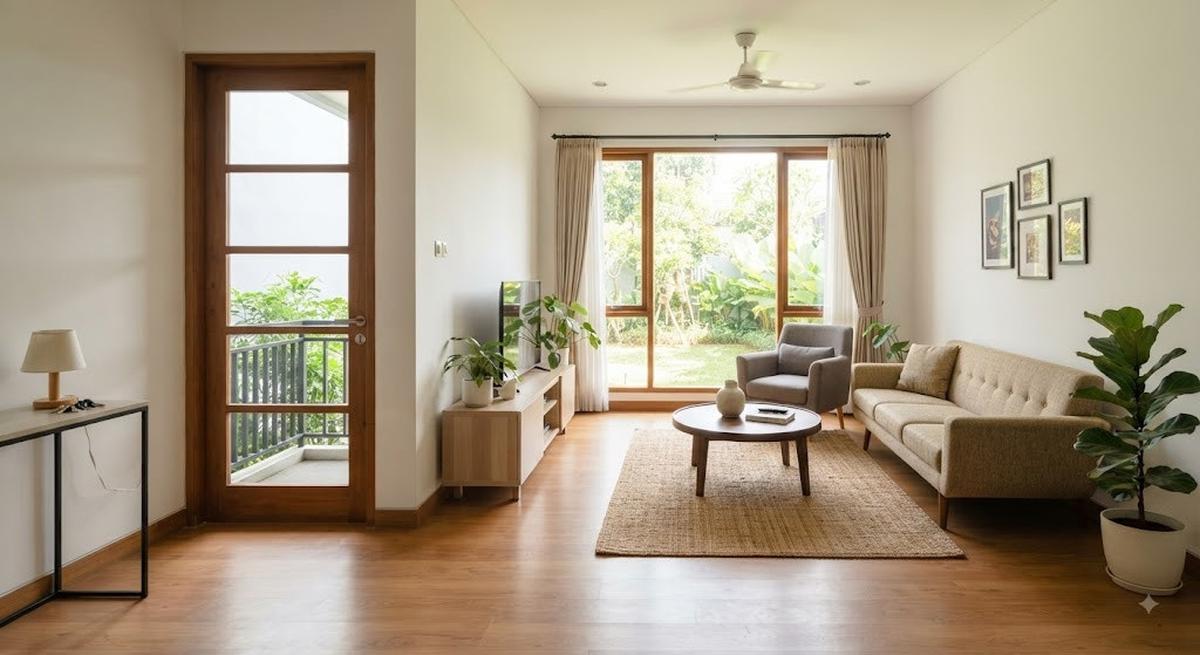 Jangan Menutup Pintu dan Jendela dengan Furnitur Besar (AI Generated)