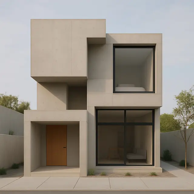 Model Rumah Brutalism Minimalis Tren 2025