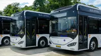 60 unit bus listrik baru merupakan program Massal Transportasi (Mastran) Bus Rapid Transit (BRT) Buy The Service (BTS) mulai beroperasi di Kota Medan