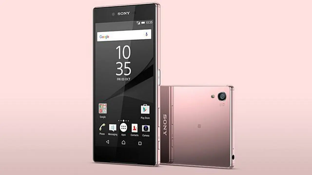 Manisnya Xperia Z5 Premium Dibalut Warna Pink