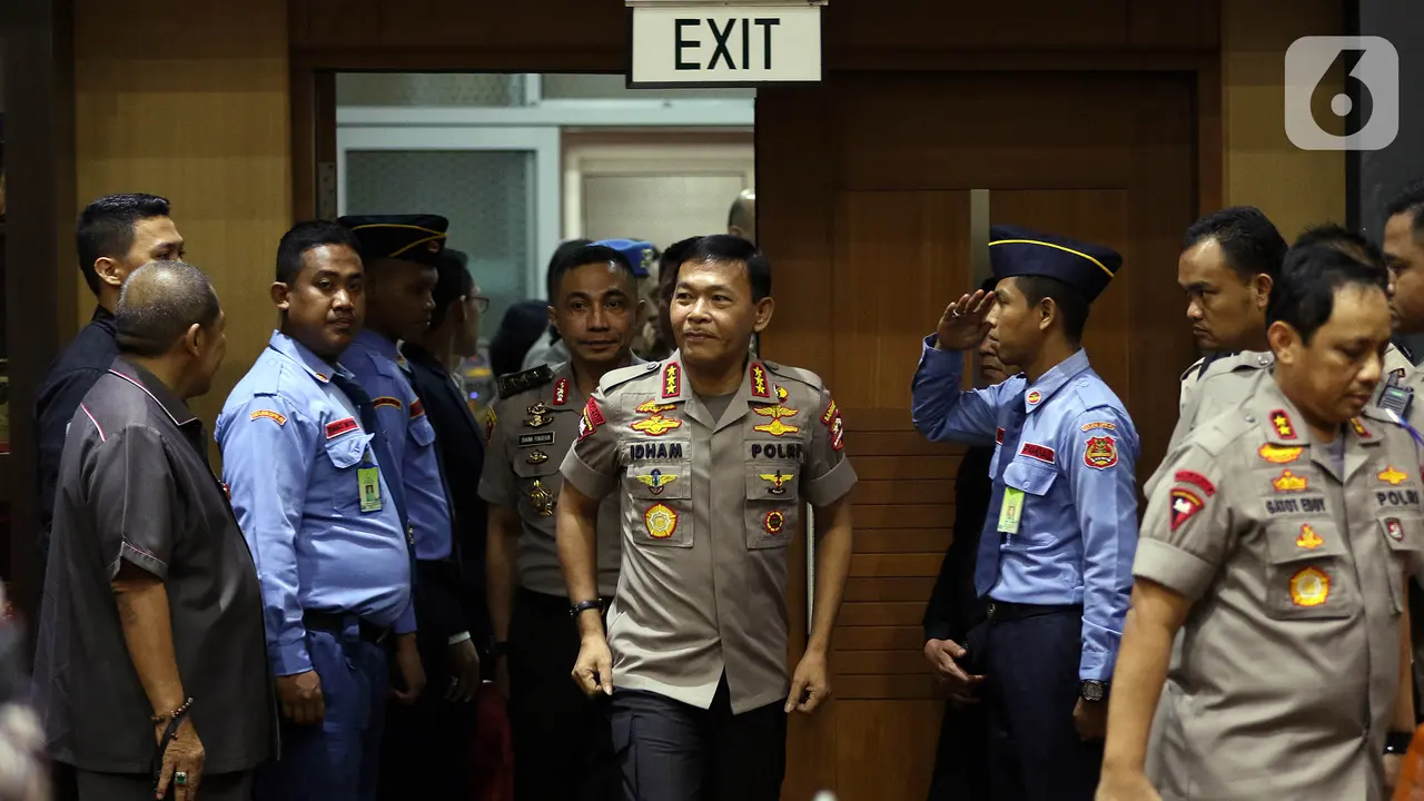 Komjen Idham Azis Jalani Uji Kepatutan dan Kelayakan Calon Kapolri