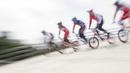 Jakarta International BMX 2020 adalah kejuaraan yang masuk dalam agenda UCI dan merupakan salah satu ajang pengumpulan poin menuju Olimpiade 2020 Tokyo. (Bola.com/Peksi Cahyo)