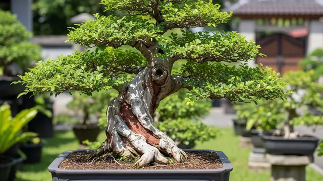 Tanaman Bonsai Depan Rumah