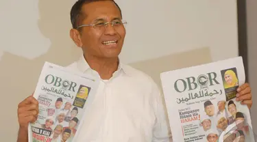 Dahlan Iskan ikut melancarkan serangan balik terhadap Tabloid Obor Rakyat (Liputan6.com/Johan Tallo)