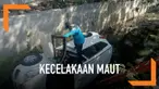 Seorang sopir tewas saat hendak memarkirkan mobilnya di depan ruko. Kendaraan tak bisa dikendalikan hingga jatuh terjerembab ke sungai.