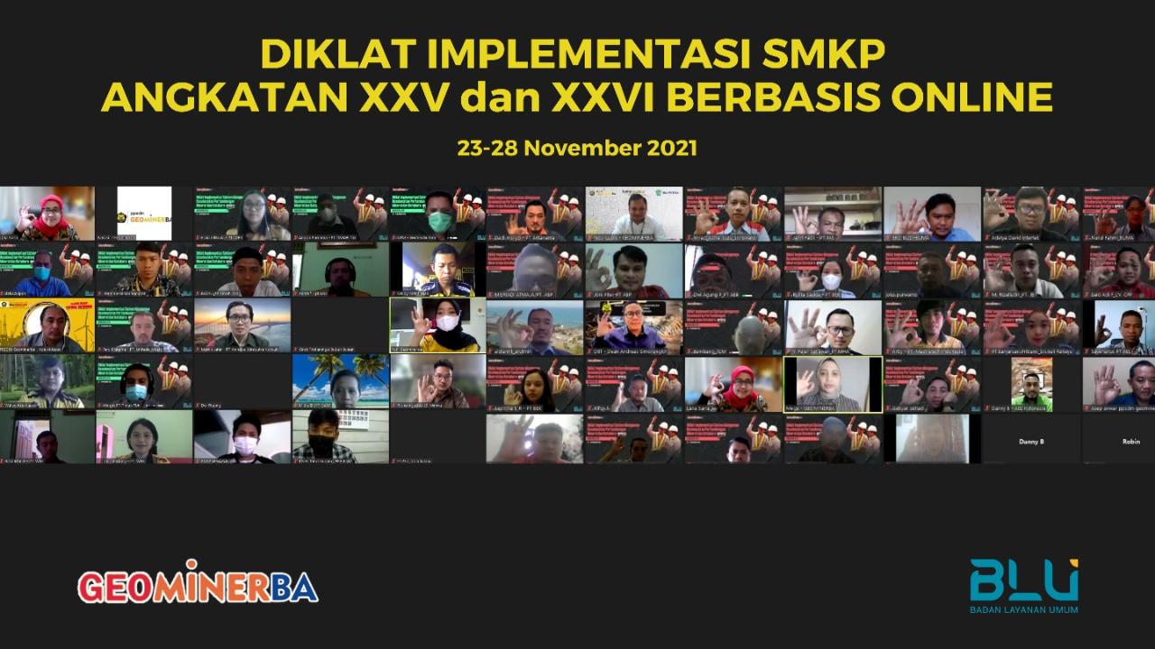 Diklat Implementasi Sistem Manajemen Keselamatan Pertambangan