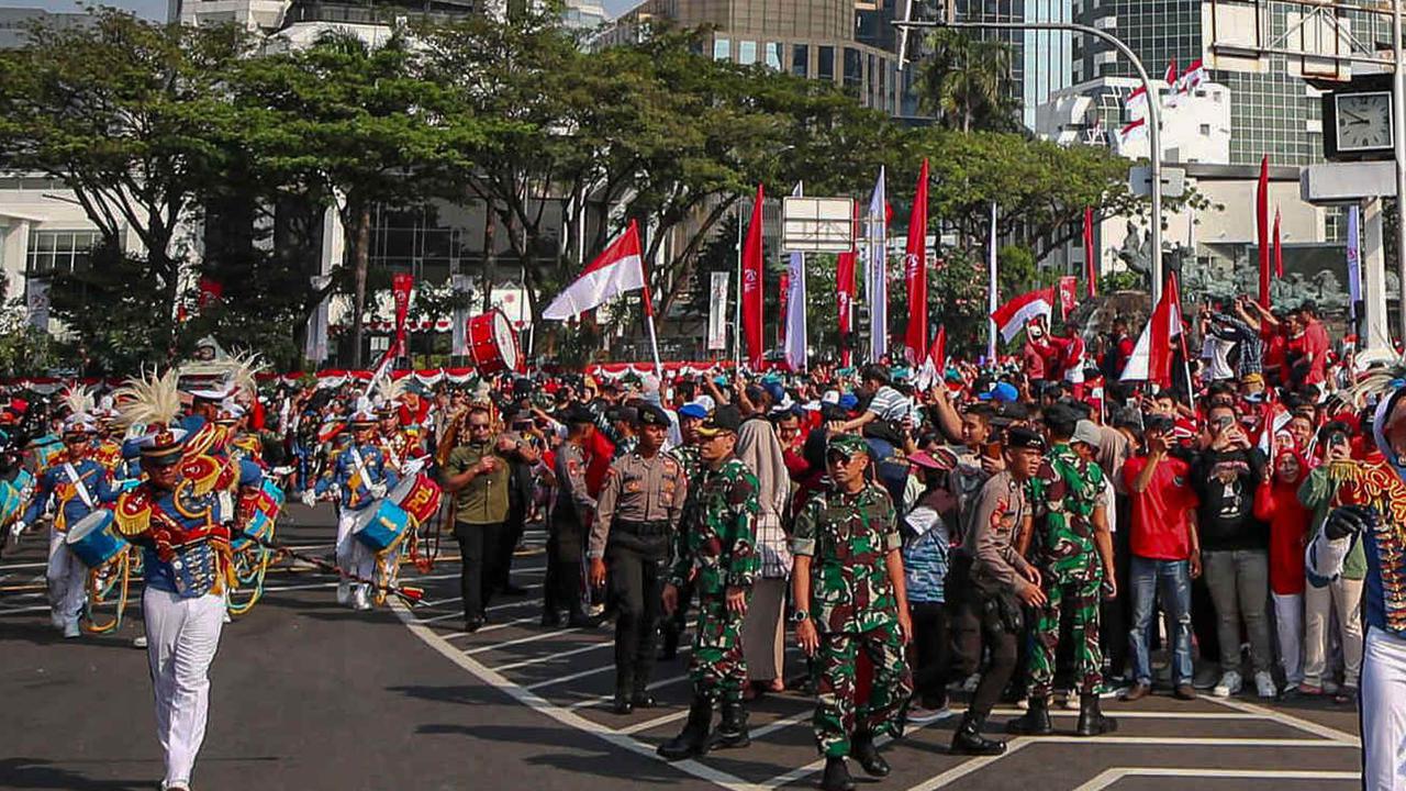 34 Kantong Parkir Acara Malam Perayaan HUT ke-80 RI 17 Agustus di Sekitar Monas