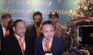 Bendahara Panitia Perayaan Natal, Tahun Baru, dan Kunci Taong Kerukunan Keluarga Kawanua (KKK) Erwin Karouw (Istimewa)