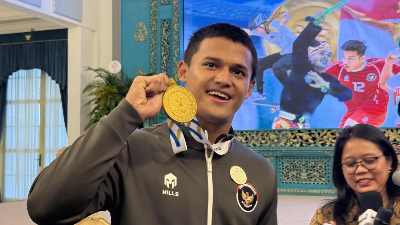 Profil Rizki Juniansyah, Peraih Medali Emas di SEA Games 2025 Dapat Bonus Rp1 Miliar Hingga Naik Pangkat Jadi Kapten