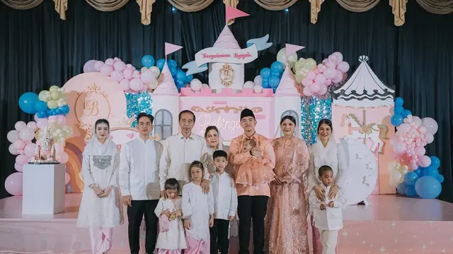 7 Potret Aqiqah Bebingah Sekaligus Ulang Tahun Kaesang Pangarep, Meriah dan Penuh Doa  (instagram/erinagudono/rezaprabowophoto).