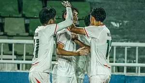 Timnas Indonesia U-19 meraih kemenangan 3-0 atas Timor Leste pada laga kedua Grup A Piala AFF U-19 2026 di Stadion Utama Sumatra Utara, Kamis (04/06/2026) malam WIB. (dok. Timnas Indonesia)