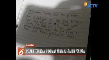 Polisi tangkap pelaku pencabulan bocah perempuan korban gempa dan tsunami Palu yang mengungsi di Makassar.