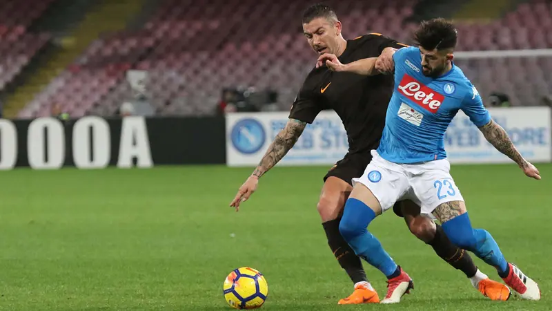 Main Dikandang Sendiri, Napoli Dipermalukan AS Roma 2-4