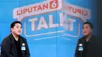 Ketua umum PSSI, Erick Thohir, memberikan keterangan saat wawancara ekslusif pada program acara Liputan 6 Talks di SCTV Tower, Jakarta, Minggu (09/04/2023). (Bola.com/M Iqbal Ichsan)