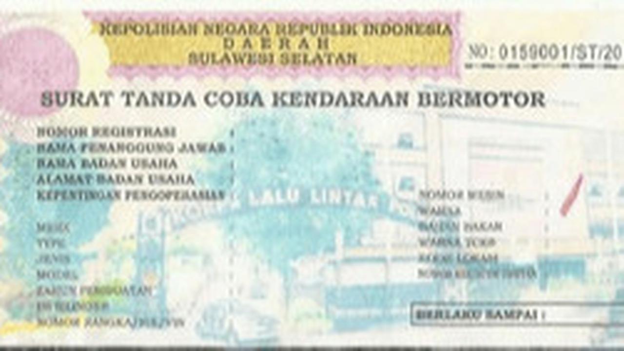 Metode Sederhana untuk Mengurus Plat Nomor Sementara