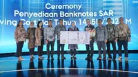 Ceremony Penyediaan Banknotes SAR Living Cost Haji Tahun 1445 H/2024 M.