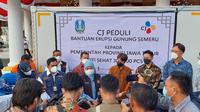 CJ Indonesia memberikan donasi roti sehat sebanyak 300.000 buah atau setara Rp 3 miliar kepada korban erupsi Semeru. (Ist)