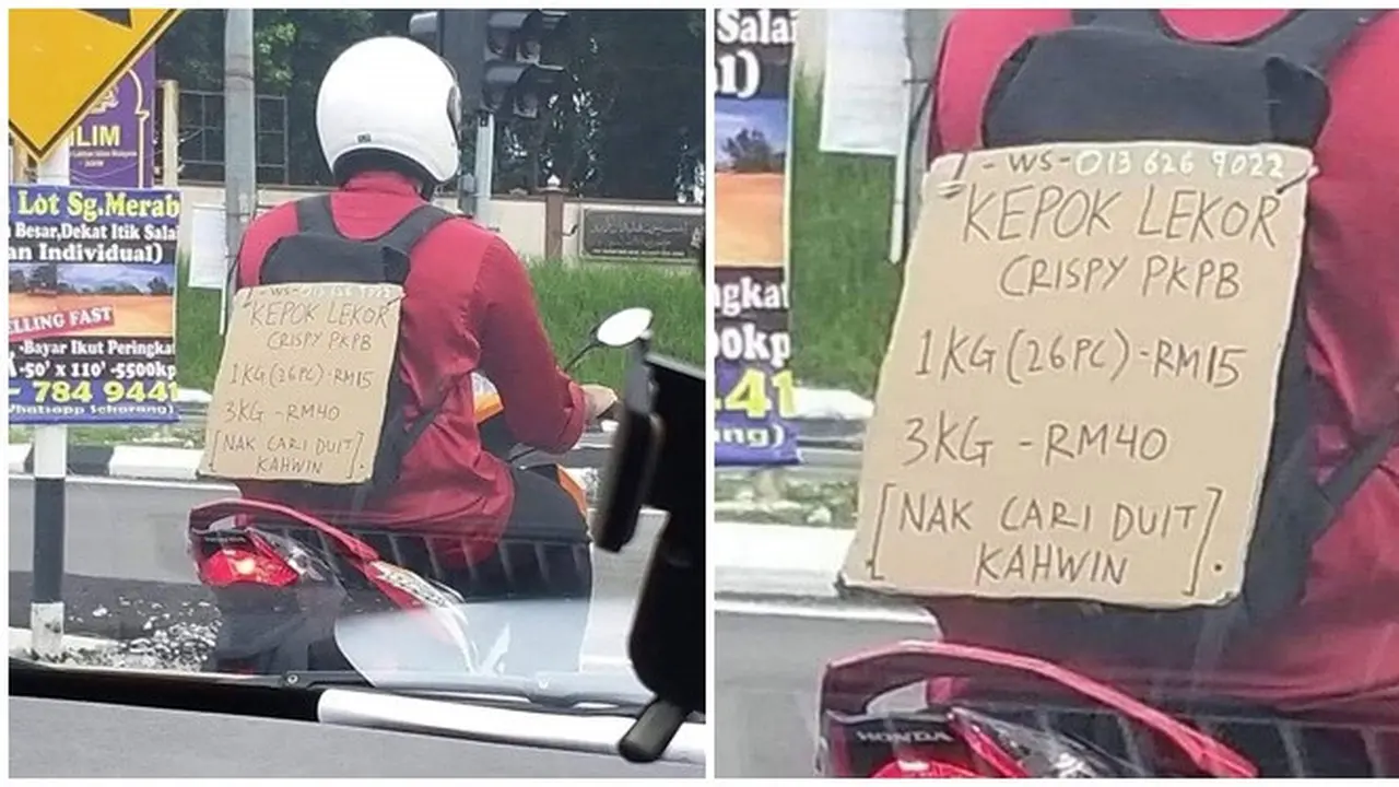 Viral Cara Unik Pria Jualan Kerupuk Buat Modal Menikah, Langsung Banjir Orderan