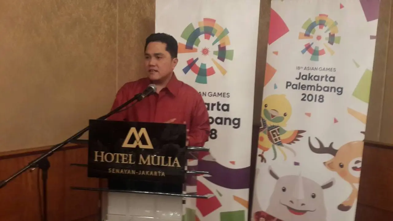 Erick Thohir, Asian Games 2018