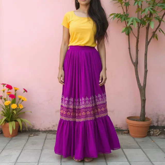 2. Kuning dengan Ungu