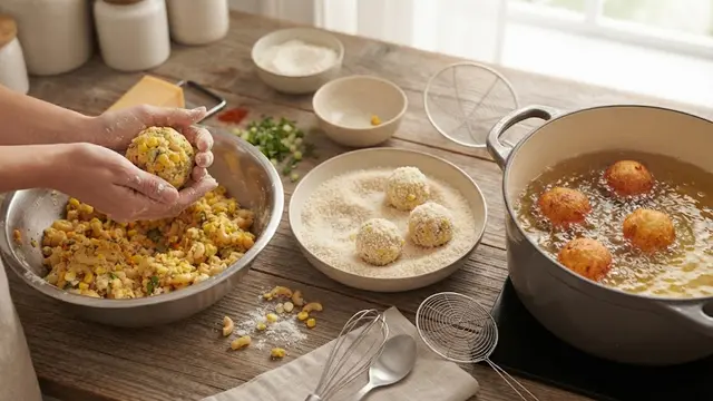 Resep Bola Makaroni Jagung
