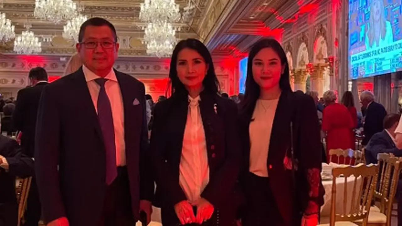 Potret Keluarga Tanoesoedibjo Hadiri Election Night Donald Trump, Ada Hary Tanoe, Liliana dan Angela Tanoe Tampil dengan Gaya Formal