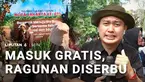 Ultah Jakarta memang sudah lewat, tapi hadiahnya masih bisa dinikmati warga Jakarta. Hari ini, hari terakhir pengunjung bisa masuk Taman Margasatwa Ragunan gratis. Kita cek keramaiannya bareng Putu Bagus.