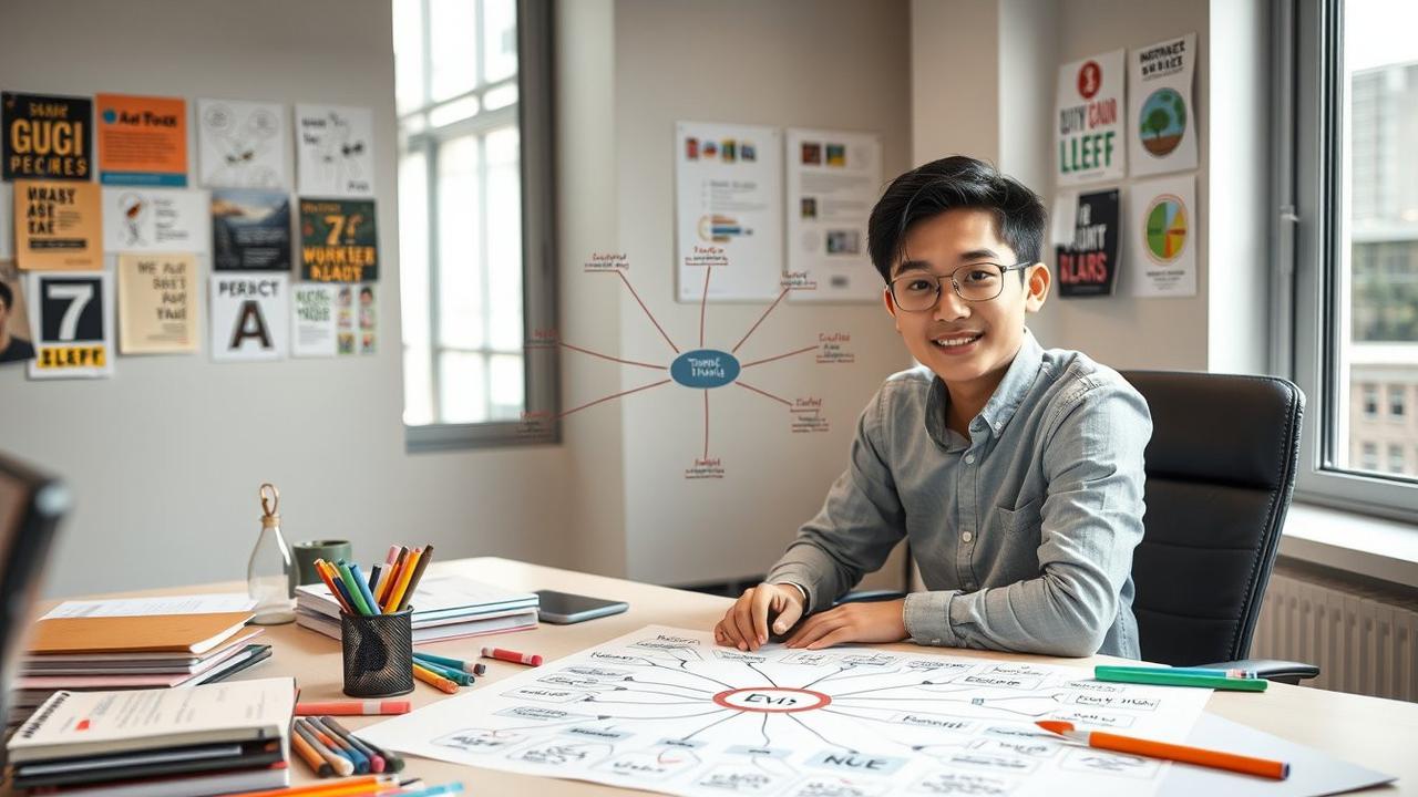 cara membuat peta pikiran