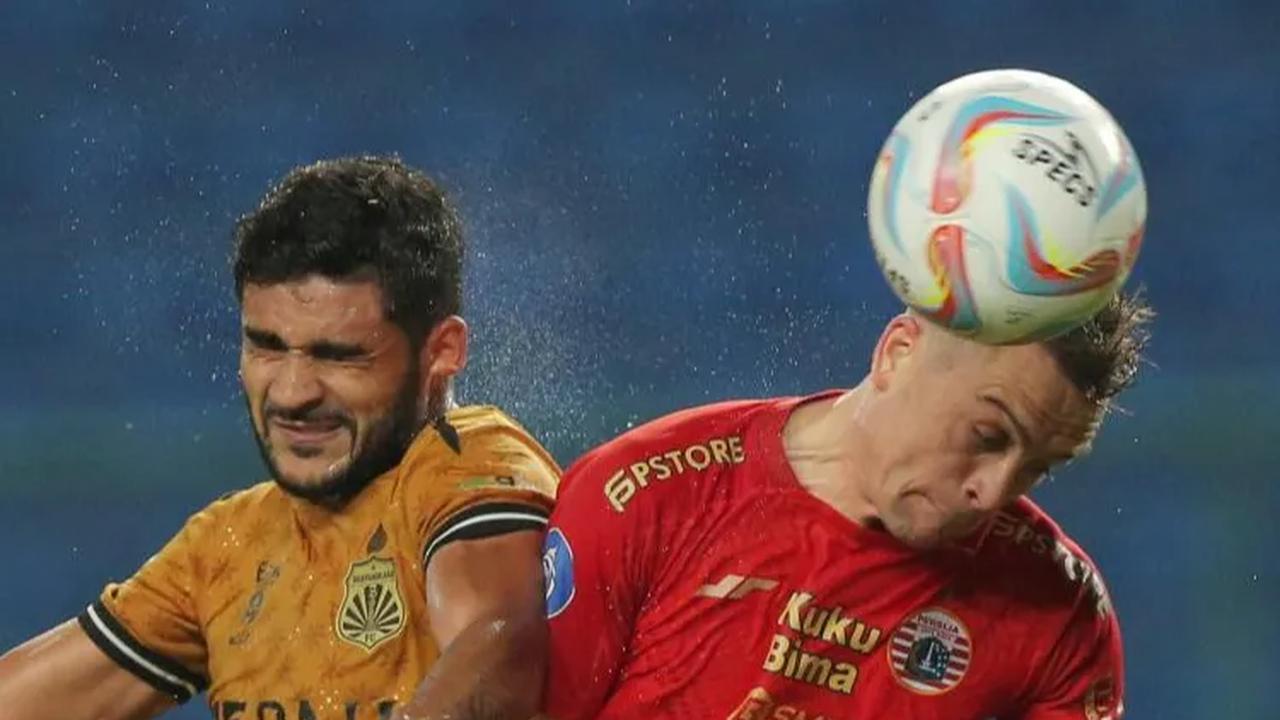 FOTO: Sengit, Laga Persija Jakarta Vs Bhayangkara FC di BRI Liga 1 Berakhir Imbang 2-2