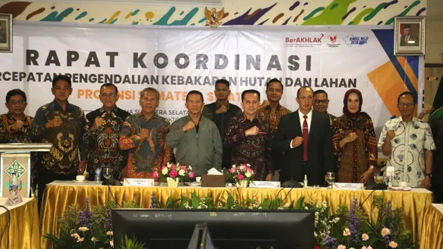 Pj Gubernur Agus Fatoni Dorong Pihak Korporasi Lakukan Antisipasi 4 Titik Lokasi Karhutla