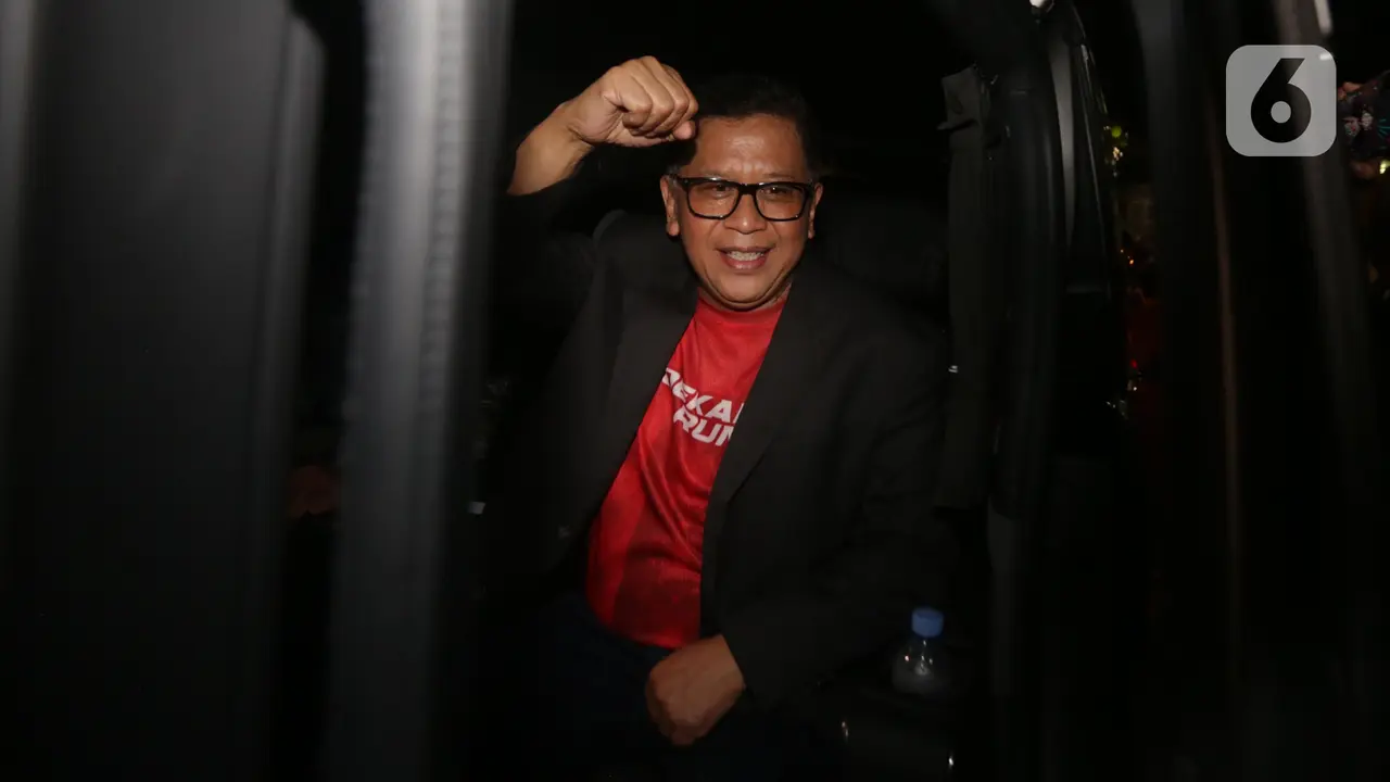 Sekjen PDIP Hasto Kristiyanto Tinggalkan Rutan KPK