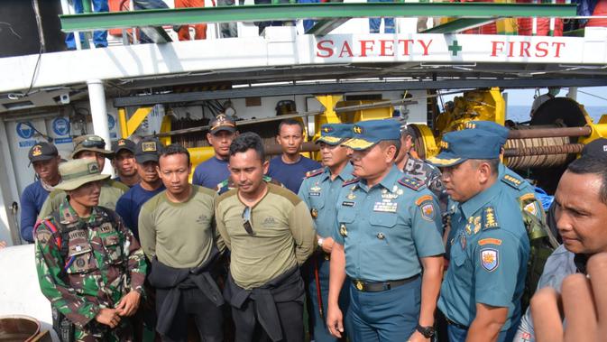 Sertu Hendra, penyelam TNI AL yang menemukan black box Lion Air (Merdeka.com/Intan)