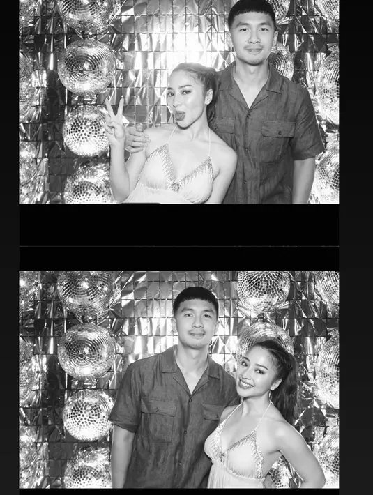 Rambutnya ditata dengan gaya braided ponytail untuk mendukung bohemian looknya [@nikitawillyofficial94]