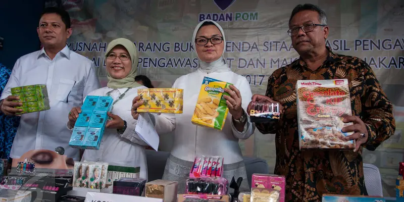 20170502-Badan POM Musnahkan Pangan dan Kosmetik Ilegal-Gempur