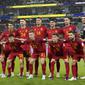 Skuad Spanyol di Piala Dunia 2022.&nbsp;(AP Photo/Alessandra Tarantino)