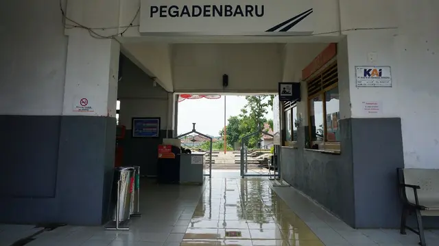 Stasiun Pegadenbaru, Kabupaten Subang, Jawa Barat. (Dok KAI)