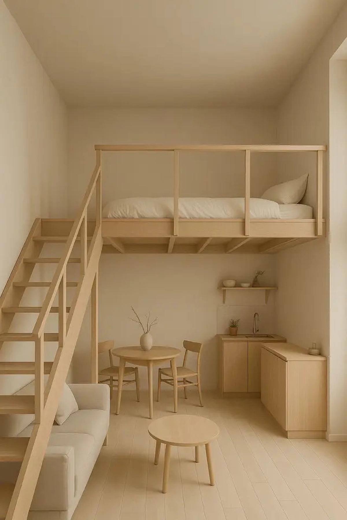 7 Gambar Desain Rumah Mezzanine untuk Lahan Kecil, Solusi Tepat untuk Warga Perkortaan