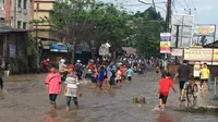 Kali Angke Meluap, Akses Utama Ciledug ke Jakarta Macet Parah