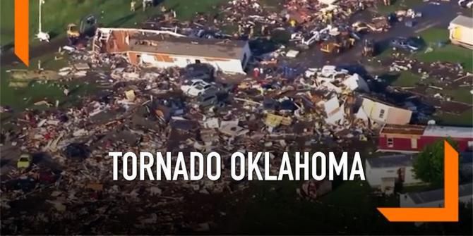 VIDEO: Terjangan Tornado di Oklahoma, 2 Tewas